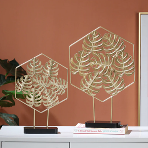 AK <b>Brass</b> High Quality Metal Leafs With Gold Finishing For Bedroom Decor And Home Decor <b>Ornament</b> Showpiece - Product Image 6