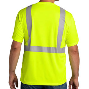 100% chaquetas de poliéster ropa de trabajo Clase 2 camisa Polo DE SEGURIDAD ropa de trabajo de construcción reflectante ropa de seguridad camisetas de hombre - Product Image 2