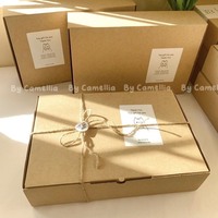 Cajas de Cartón Corrugado Kraft con Logotipo Personalizado Impreso a Precio de Fábrica en Vietnam, Caja de Regalo para Envíos por Correo con Papel Dorado