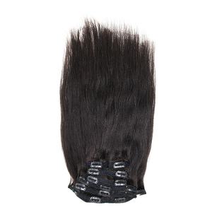 Clipins 100% Extensions de cheveux humains chinois de haute qualité doux et épais - Product Image 6