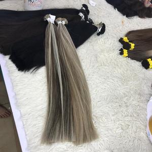 Extensiones de cabello virgen vietnamita más vendidas para mujeres negras, máquina no Remy de punta plana, trama doble, alta calidad, todos los colores - Product Image 5