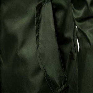 Blouson aviateur pour hommes personnalisé avec fermeture éclair Veste de baseball pour homme Bomber Outwear Baseball Letterman Teint en rouge Poches sur mesure - Product Image 3