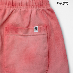 Shorts de bain pour hommes haut de gamme en Spandex/Polyester, écologiques, blancs, effet délavé, coupe droite, séchage rapide, respirants, service OEM - Product Image 3