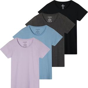 เสื้อยืดผ้าฝ้ายถักแบบลำลองสำหรับฤดูร้อนเสื้อยืด100% ธรรมดา - Product Image 1