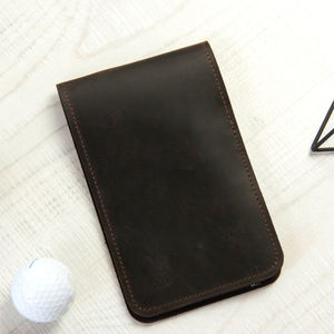 Soporte de marcador de Golf de cuero de Venta caliente con accesorios de Golf de lápiz para mantener sus puntajes organizados - Product Image 2