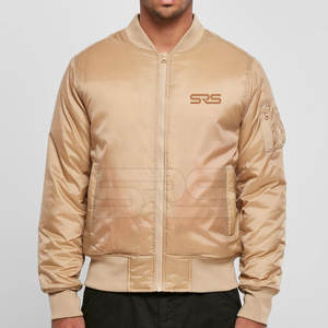 Último diseño 100% poliéster hecho hombres bombardero chaqueta impermeable al por mayor chaqueta de invierno para hombres - Product Image 1
