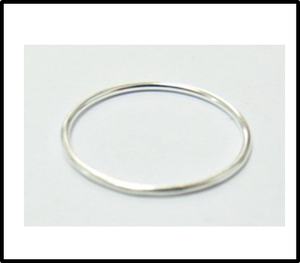 เงิน 925 นาโนขอบกลมซ้อนแหวนออกแบบโรงงานขายส่งเครื่องประดับในประเทศไทย - Product Image 1