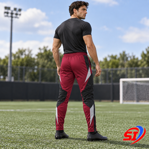 <b>Mens</b> Forge Signal Football Training Spandex/Cotton Drawstring Closure Lightweight Quick Dry Stretch Practice <b>Pants</b> - Product Image 3