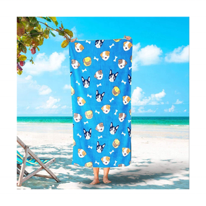OEM ODM Service 100% Coton Brodé Personnalisable Léger Meilleure Vente Personnalisé Séchage Rapide Chien Impression Golf Serviettes de Bain - Product Image 1