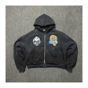 Sweat-shirt en coton lourd de haute qualité, personnalisable, streetwear pour hommes, logo OEM, sweat-shirts personnalisés pour hommes - Product Image 1