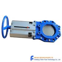Katup Gerbang Pisau Standar DIN EN PN10 A4 dengan Spindle Non-Rising dan Handwheel DN150 Seri EN558 20 K1