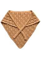 Pañuelo de Cabeza Tipo Bandana Tejido para Mujer, Estilo Crochet Suave, Transpirable, Casual, Primavera-Verano, Forma Cuadrada