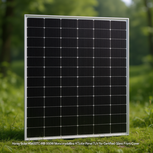 แผงโซลาร์เซลล์ Horay Solar HS600TC-MHB 550W แบบโมโนคริสตัลไลน์ HJT พร้อมกระจกปิดด้านหน้าที่ได้รับการรับรองมาตรฐาน TUV - Product Image 3