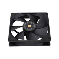Thermalright TL-G12B 12cm noir boîtier d'ordinateur ventilateur 4 broches PWM 1500 tr/min vitesse roulement hydraulique refroidissement optimal PC/boîte en cuivre