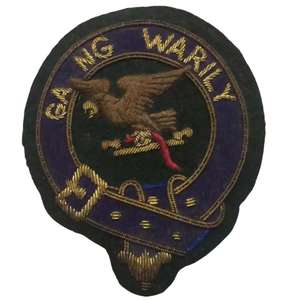 This is a South Wales Borderers blazer <b>badge</b> with a bullion wire design - Product Image 3