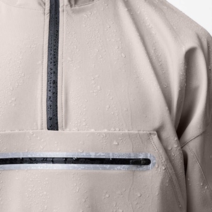 Factory Direct Premium Quality Men's Half Zip Hoodie Comfortable Breathable Fabric Customizable Design New Arrival for Spring - Product Image 3