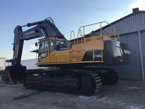 Excavadora de Ruedas Volvo EC750 2017 Barata, Compatible con Hitachi, Origen Francia, Venta al por Mayor, Usada, Nueva con Componentes Principales - Product Image 2