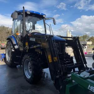 Tracteur à cabine automatique LOVOL M554 TB-2 55 ch 4 roues motrices avec chargeur frontal, pompe essentielle, engrenage moteur, boîte de vitesses, roulement moteur - Product Image 2