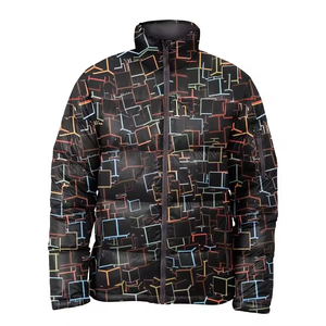 Custom Design Premium Quality Puffer Jackets Zipper Floral Lightweight Breathable Loose Fit Reversible Washed <b>Canvas</b> Sublimation - Product Image 6