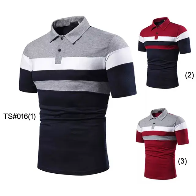 Attractive Design Factory Supply Custom Brand Solid Color Blank Golf t Shirt For Men Business Quick Dry Plain Polo T-shirt