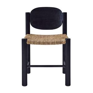 Ensemble de mobilier de jardin et de restaurant commercial en teck minimaliste, chaise de salle à manger moderne, mobilier d'extérieur, siège en jonc de mer confortable et esthétique - Product Image 2