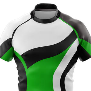 Maillots de rugby grande taille sublimés de couleur unie/Maillots de rugby personnalisés de qualité supérieure en polyester 100% - Product Image 3