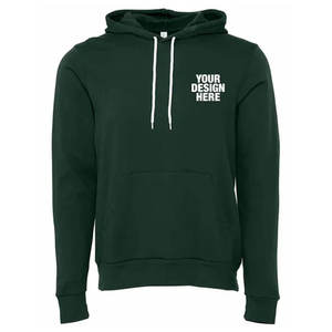 Sudadera con capucha verde menta BELLA + CANVAS - Product Image 2