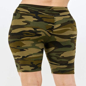 Short femme taille haute personnalisé respirant éponge Streetwear Fitness Yoga Gym tenue décontracté pour dames filles imprimé Design - Product Image 4