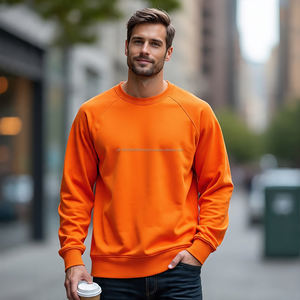 Jersey de talla grande para hombre, sudaderas deportivas de tela pesada, jersey de 400GSM, Sudaderas con cuello redondo para hombre - Product Image 1