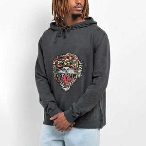 Sweat à capuche en coton 100% avec strass pour l'hiver 2025, streetwear de haute qualité, nouveau design, prix de gros, prix bas, pull pour homme - Product Image 2