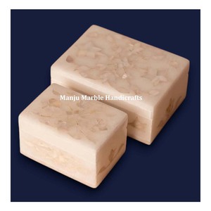 Simple And Clean Piece Marble Inlaid Box With Handmade <b>MOP</b> Materials Boxes For Jewelry Gifts Item And <b>Dry</b> Fruits Gifts Item - Product Image 6