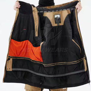 Chaqueta de Esquí Clásica para Hombre, Impermeable, Cortavientos, para Deportes de Nieve al Aire Libre en Invierno, con Tejido Aislante y Servicio de Logotipo Personalizado - Product Image 5