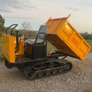 Mini Dumper de Orugas SDL D25 con Certificación CE y EPA, 3 Velocidades con Reversa, Mini Excavadora de Orugas con Volquete Hidráulico, Envío Gratuito - Product Image 1