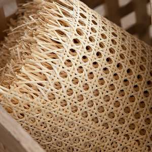 Best Selling <b>Rattan</b> Mesh <b>Sheet</b> Rolls Wholesale Natural Webbing Roll Bulk Quantity Exported From Vietnam - Product Image 5