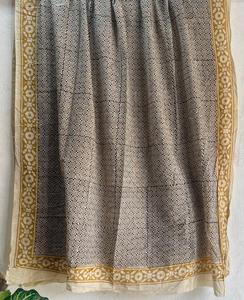 Hand Block Printed 100% Cotton <b>Scarf</b> Jaipur Traditional Handcrafted <b>Scarf</b> Boho Chic Lightweight Handmade Soft Cotton <b>Scarf</b> - Product Image 4