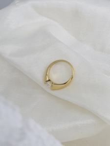 แหวนเพชรสีทองเต้นรำสุดโรแมนติก1CT วงแหวนเพชรที่ปลูกตามธรรมชาติได้รับการรับรองว่าเป็นมัดหรูหราสำหรับงานแต่งงาน - Product Image 3