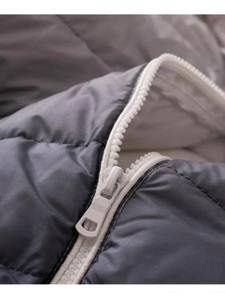 Femmes mi-longueur hiver chaud doudoune à manches longues mince à capuche fermeture éclair Parkas couleur unie peau de mouton coton rembourré Jacect - Product Image 2