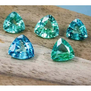 Saphir vert naturel de qualité AAA+ du Montana, 19,10 carats, coupe trillion époustouflante, pierre précieuse certifiée, Gem183 - Product Image 1