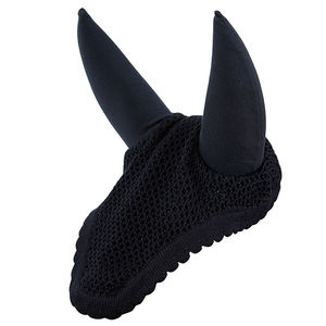 Malla Protectora para Orejas de Caballo Bordada Personalizada en Azul Marino, Transpirable, Producto para el Cuidado del Caballo con Logotipo, Venta al por Mayor - Product Image 4