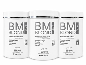 Líquido Decolorante Permanente Bionat Blond Blue 500g - Paquete de 6 Sin Amoníaco Grado Cosmético - Product Image 3