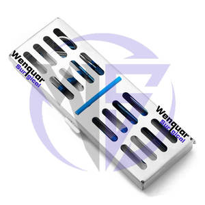 Instrumental de Higiene Dental, Acabado Azul Óxido, 4 Piezas, Acero Inoxidable, Estuche, Pinzas, Espejo, Explorador, Raspador de Sarro - Product Image 6