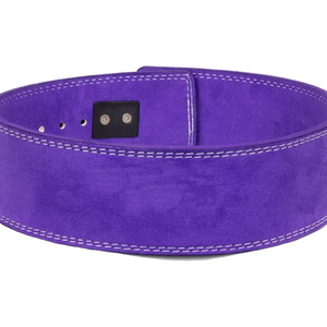 Ceinture d'haltérophilie en cuir de vachette robuste unisexe de haute qualité équipement d'exercice pour adultes levier personnalisable Logo respirant - Product Image 5