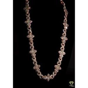 Venta CALIENTE 11mm 925 Plata esterlina con Moissanite Ready Stock Cuban Link Hip Hop Fancy Diamond Cadena de eslabones cubanos - Product Image 6