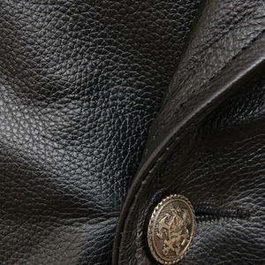 Chaqueta de cuero sintético para hombre, estilo casual, inspirada en las tendencias, para uso diario. - Product Image 4