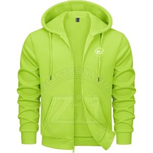 Sweat-shirts à capuche unisexes surdimensionnés avec logo personnalisé brodé, en molleton 100% coton léger pour l'hiver, pour hommes - Product Image 1