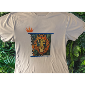 Camiseta Ike-Conic Iconic Eye para Hombre, Color Gris Claro, Manga Corta, 100% Poliéster, Transpirable, con Logotipo Gráfico, Corte Holgado - Product Image 2