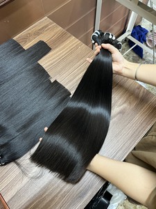 Bundles de cheveux humains vietnamiens, de couleur naturelle, droits super doublement étirés, au prix de gros, toutes longueurs - Product Image 3