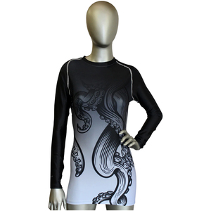 Camisas de compresión de secado rápido de manga larga para mujer de fábrica al por mayor Rash Guard Fitness Wear MMA Rash Premium Quality Surfing Diving - Product Image 5