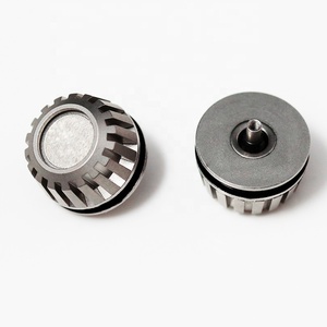 Corona de Reloj Personalizada de Acero Inoxidable 303L 316L con Eje Roscado de 7mm, Logotipo OEM, Mecanizada, Piezas de Corona para Reloj Mecánico - Product Image 1