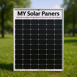 Panneau solaire monocristallin HJT haute efficacité MY Solar 545W avec certificat TUV - Product Image 3